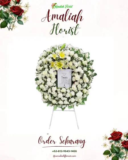 Krans Bunga Duka Parigi