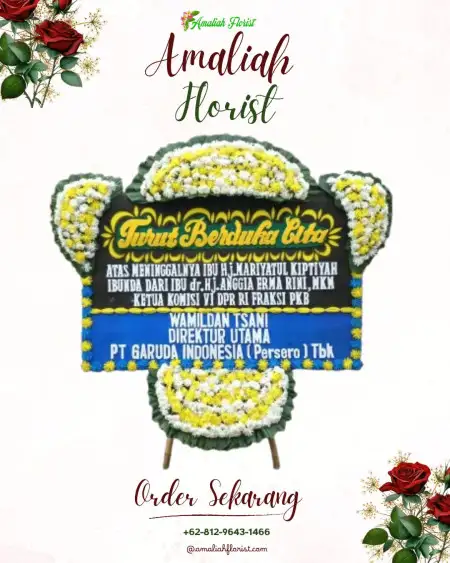 Papan Bunga Duka Parigi